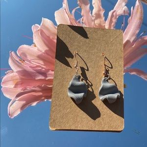 Polymer clay earrings.